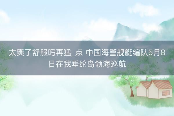 太爽了舒服吗再猛_点 中国海警舰艇编队5月8日在我垂纶岛领海巡航