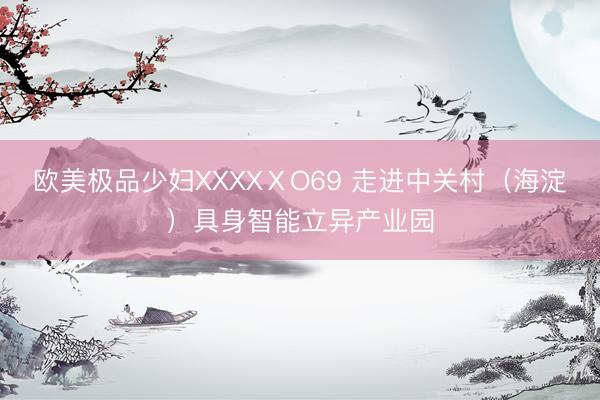 欧美极品少妇XXXXⅩO69 走进中关村（海淀）具身智能立异产业园
