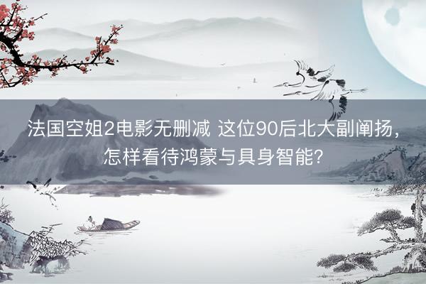 法国空姐2电影无删减 这位90后北大副阐扬,怎样看待鸿蒙与具身智能?